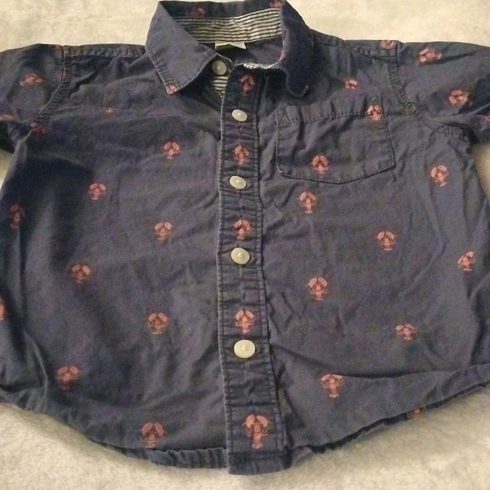 ⚜️ Gymboree Lobster Button Down Shirt